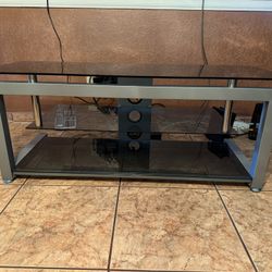 Glass TV Entertainment Center Up To 60” TV 