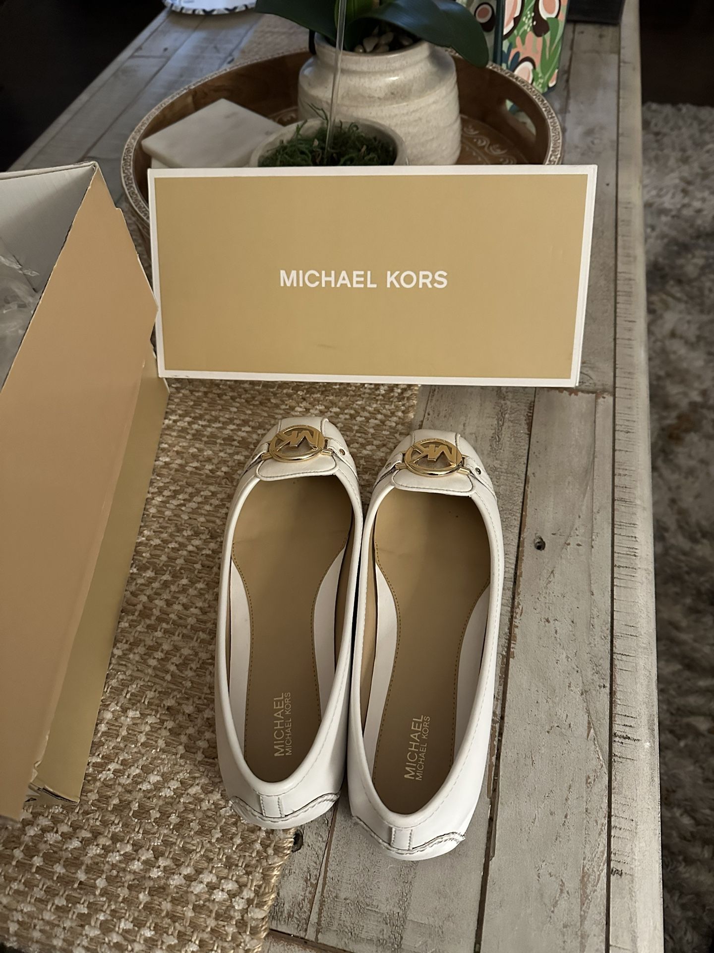 White Michael Kors Shoes