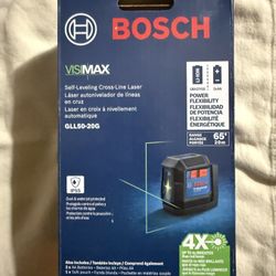 Bosch Visimax Self-Leveling Cross-Line Laser 65ft BRAND NEW