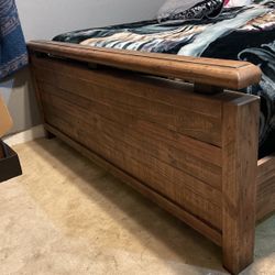 Rustic Queen Size Bed Frame In Perfect Condition