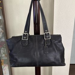 Vintage Coach tote style handbag