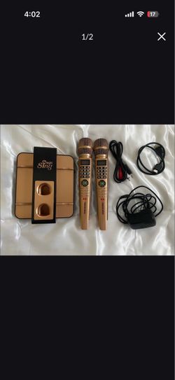 Magic Sing Wireless Karaoke Microphone Set