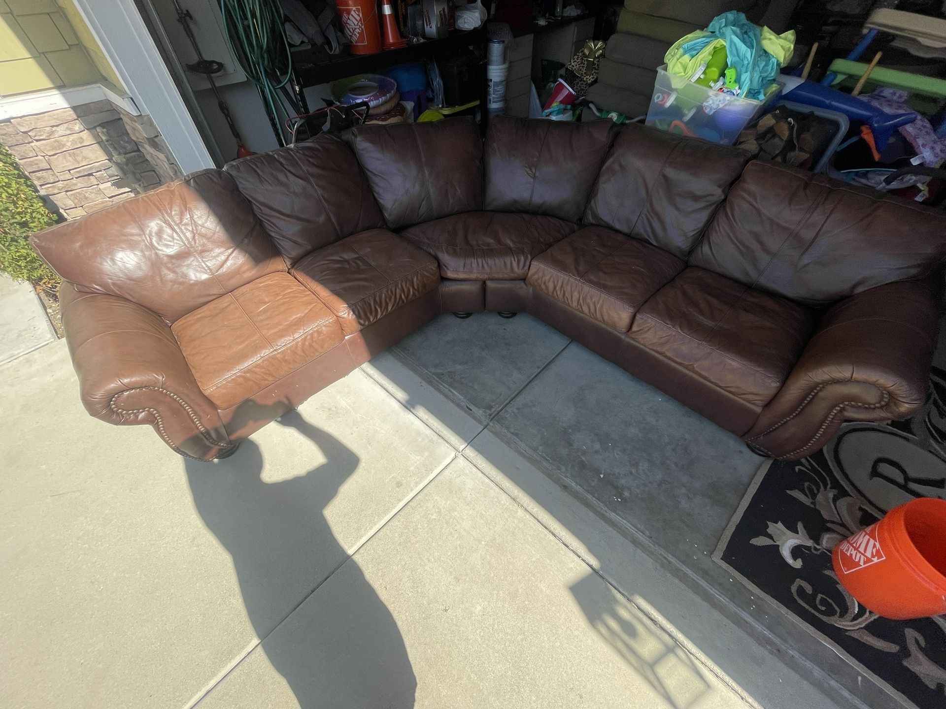 Leather Couch 