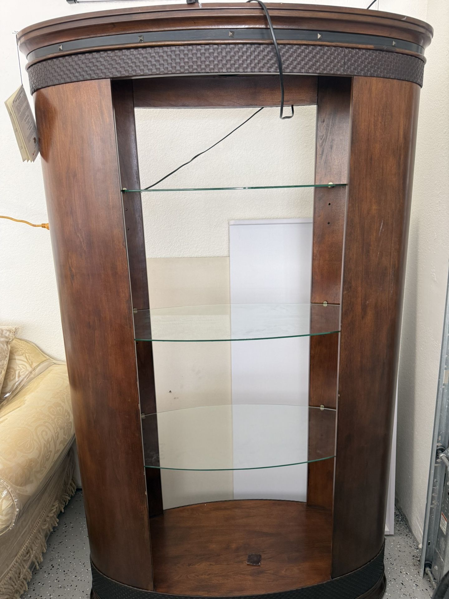 Wood And Glass Cabinet