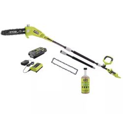 RYOBI Cordless Battery Pole Saw Kit 