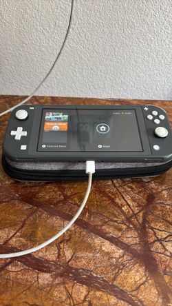 Nintendo switch lite grey with 128 GB sd card