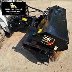2016 Caterpillar BA118C 82" Skid Steer Sweeper Angle Broom Attachment CAT
