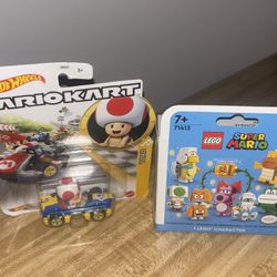 Mario Kart Hot Wheels & Super Mario Lego 