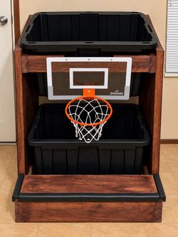 Made to Order – XL Wooden Toy Organizer w/ Bins