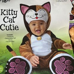 Infant toddler’s cat costume