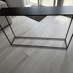 Crate and Barrel console table (modern, for entryway or behind couch)
