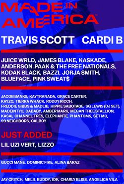 Made in America 2019 2 Day Passes