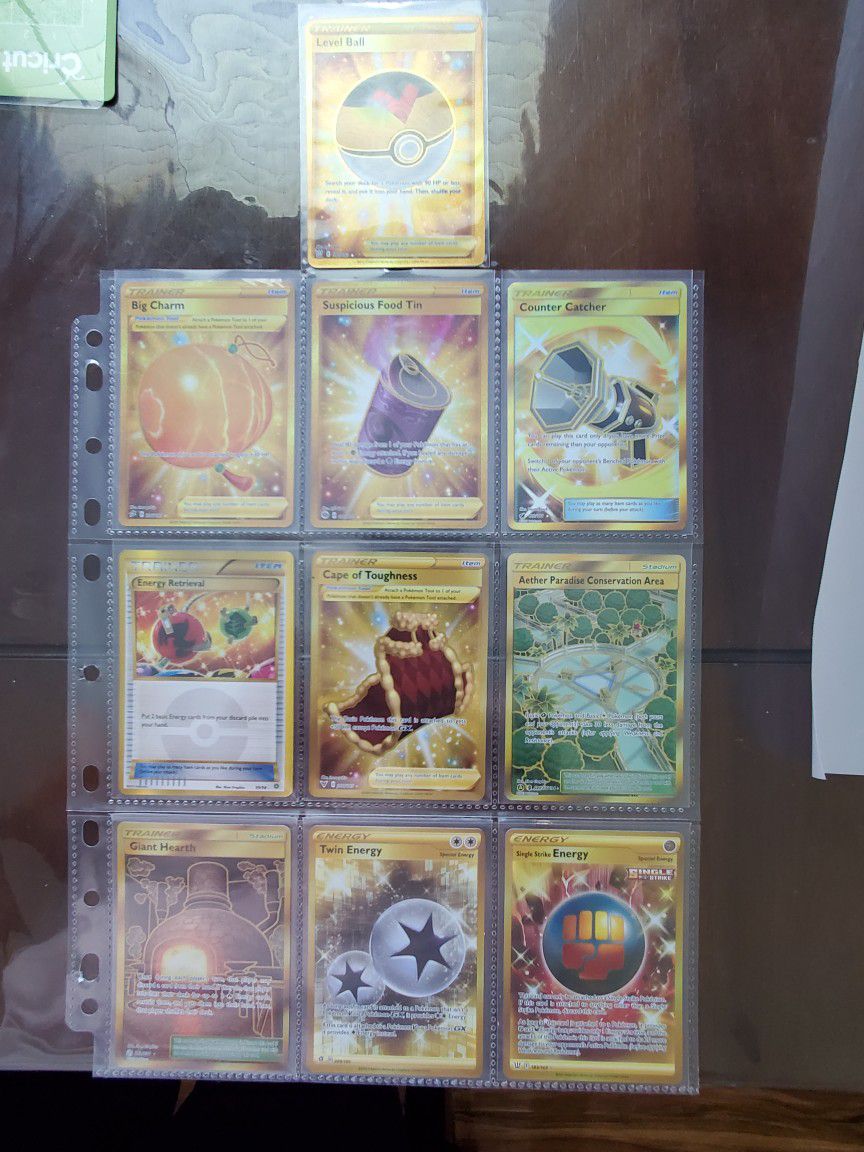 Pokémon Gold Card Lot 