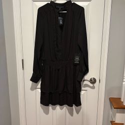 Black Party Dress Size L From WHBM, New With Tags