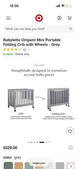 Mini crib