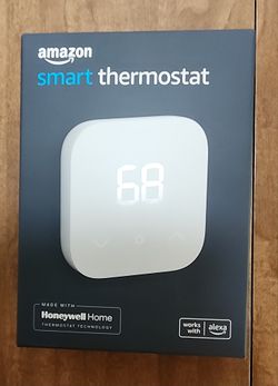 Amazon Smart Thermostat – Save money and energy - Works with Alexa and Ring