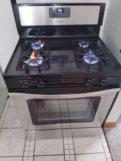 Whirlpool Stainless Steel Gas Range