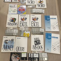 Vintage Microsoft Office Windows Excel Programs Floppy Disc
