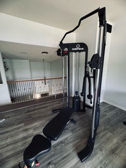 Inspire Fitness Home Gym w folding adjustable bench