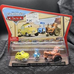 Disney Pixar Cars Movie Moments Luigi, Guido & Tractor