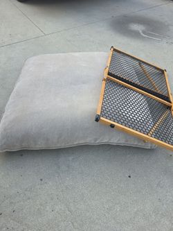 Expensive big dog bed plus small gate safety 1 washable
