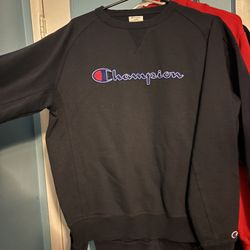 sz M Champion Crewneck