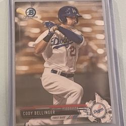 CODY BELLINGER 2017 BOWMAN CHROME PROSPECT CARD BCP149 DODGERS (ROOKIE)