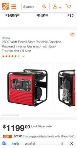 Honda generator