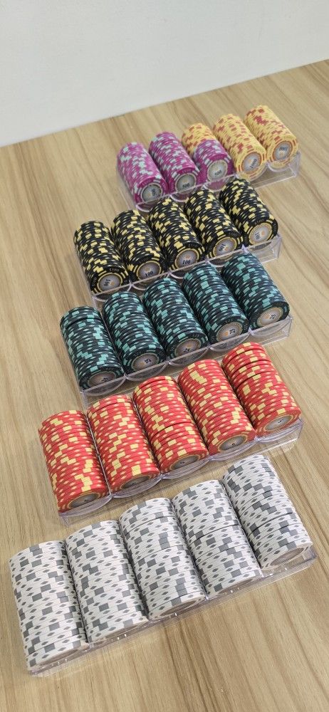 Poker Chips Casino Quality Heavy Duty 13.5g