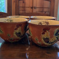 Farmhouse Rooster Mug Set