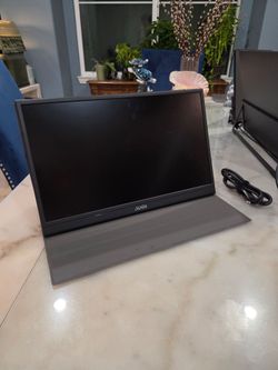MNN 15.6" FHD 60Hz Portable Monitor USB-C HDMI IPS HDR Gaming Laptop