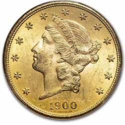 Gold Coin From 1900.  33.4 Grams  This Coins Are Made Of  90% Gold  