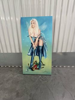 Artist Lorenzo   Tell the truth limited edition signed and numbered on canvas