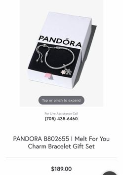 Pandora Sterling Silver Snowflake bracelet