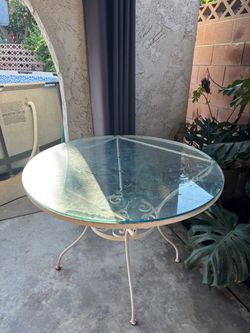 Glass table