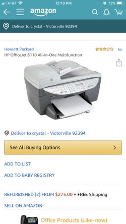 Hp officejet 6110xi all in one printer NEW in box