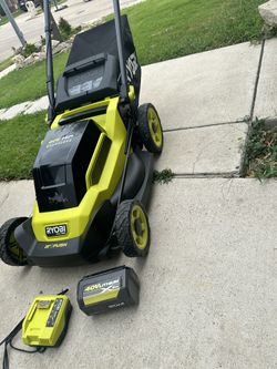 Ryobi 40v Lawnmower Kit ,battery 6Ah & Charger 