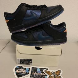 Nike Sb Blue Tile Dunk Sz 11.5 New