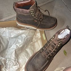 Tecovas Men’s Long Haul Waterproof Moc Composite Toe Work Boots 