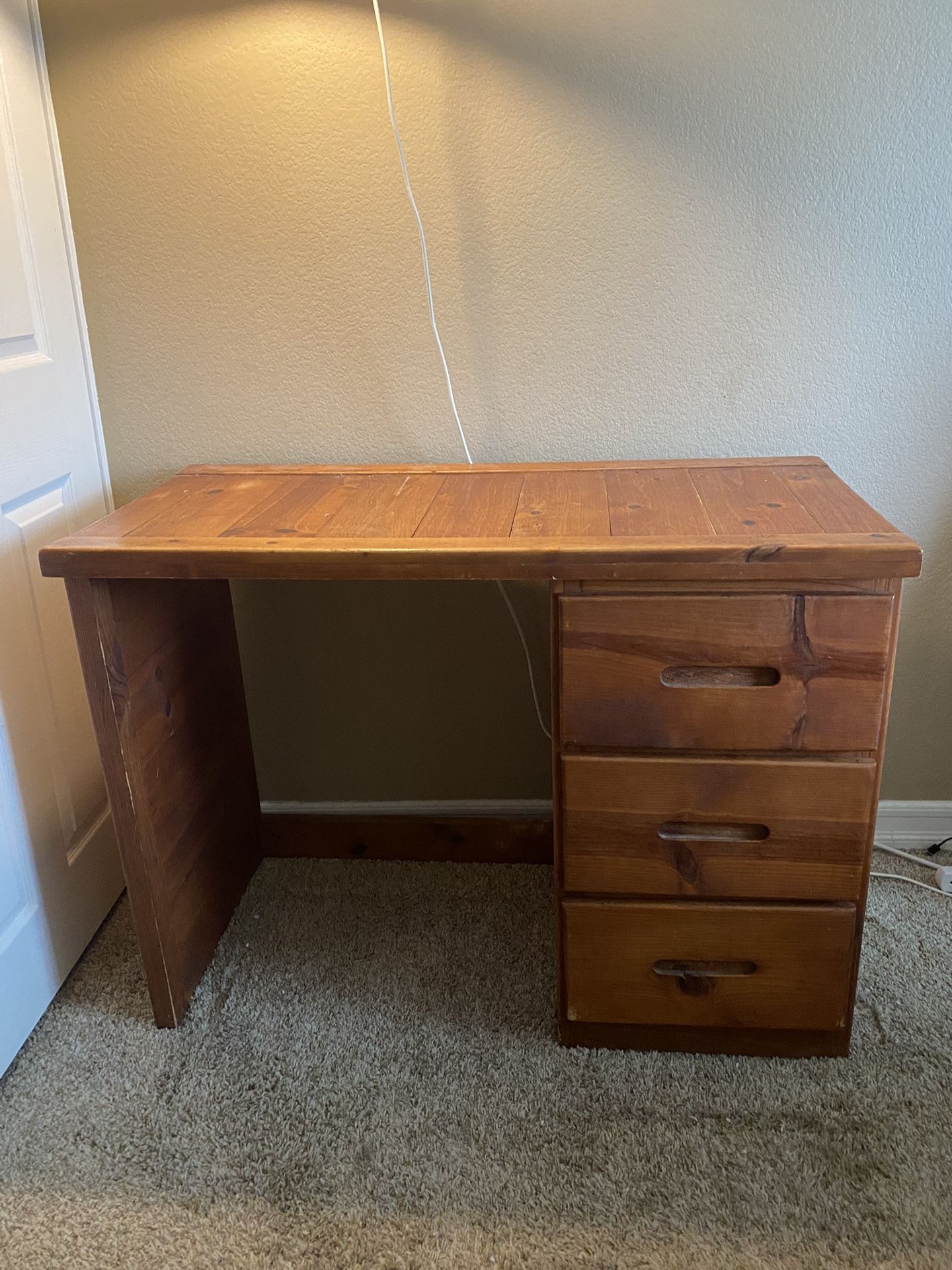 Vintage Solid  Wood Desk