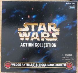 Star Wars Kenner Action Collection Wedge Antilles & Biggs Darklighter