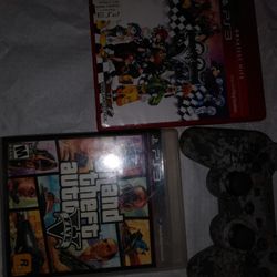 PS3 Controller And 2 Games