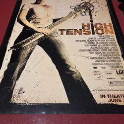 High Tension Double Sided Movie Poster 