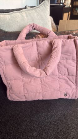 Puffer toter bag