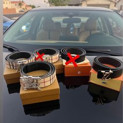 Designer Belts and Goyard Wallet 