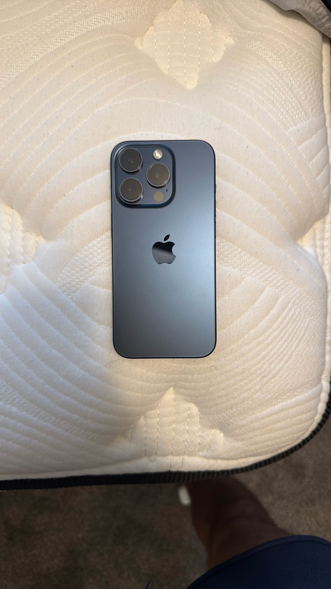 iPhone 15 Pro Blue Titanium