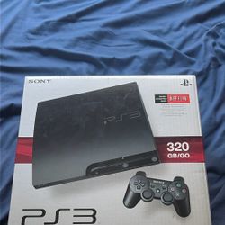 PS3 320GB Console With Controller – Works Great”