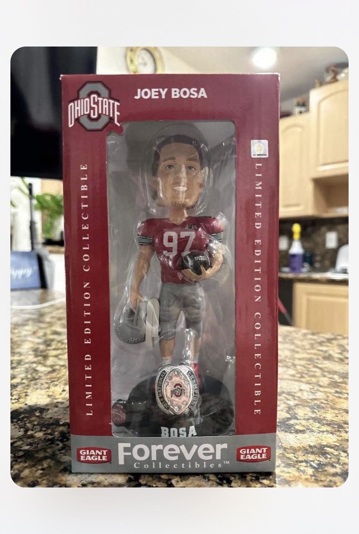 Joey Bosa Ohio State Buckeyes O-H-I-O Special Edition Bobblehead