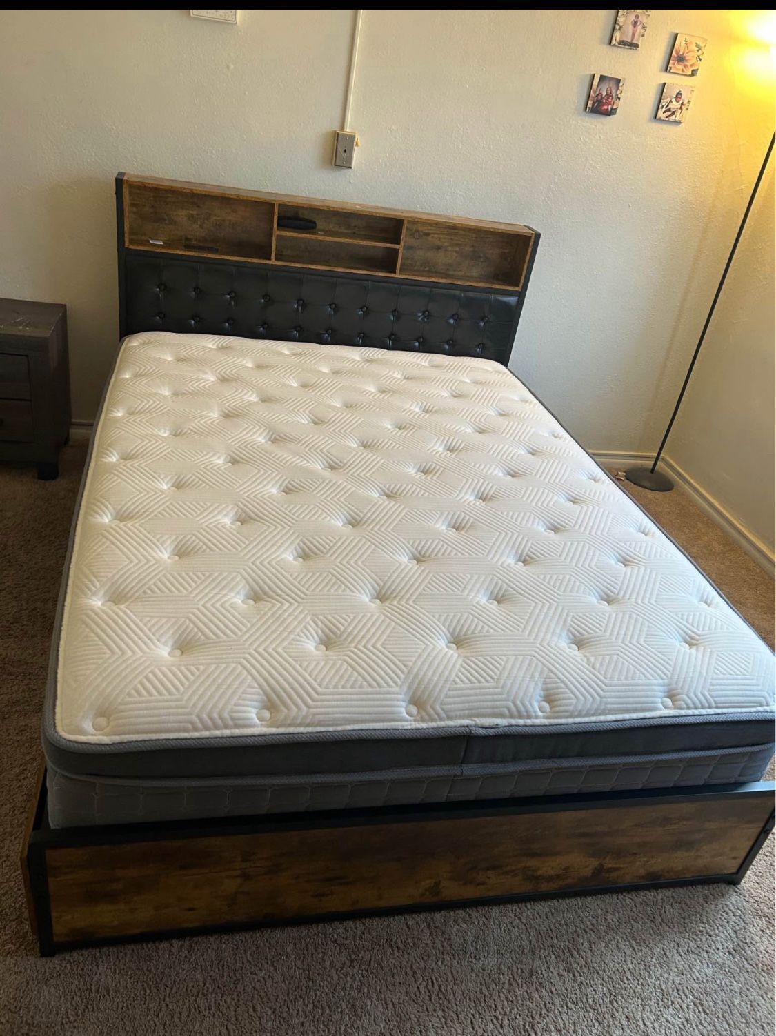 New Queen Mattress & Bed frame 