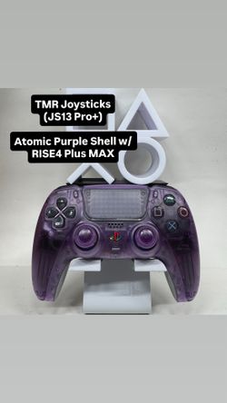 PS5 Controller | Atomic Purple | TMR Joysticks | RISE4 Plus MAX (Clear/Grey)